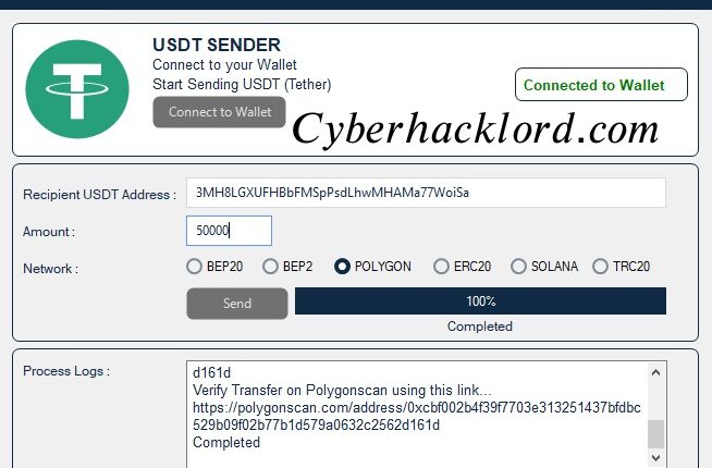 Fake Tether Sender Software Fake USDT Sender Tool